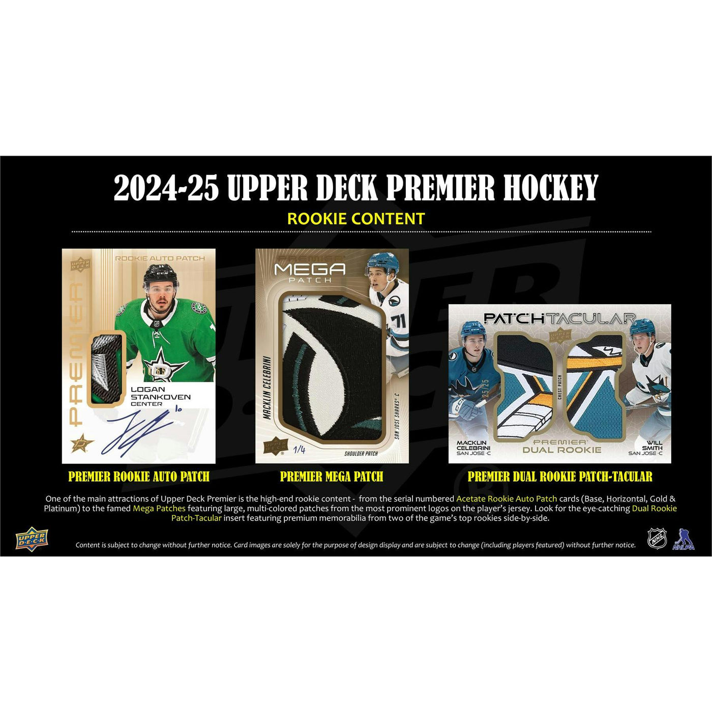 2024/25 Upper Deck Premier Hockey Hobby 10-Box Case