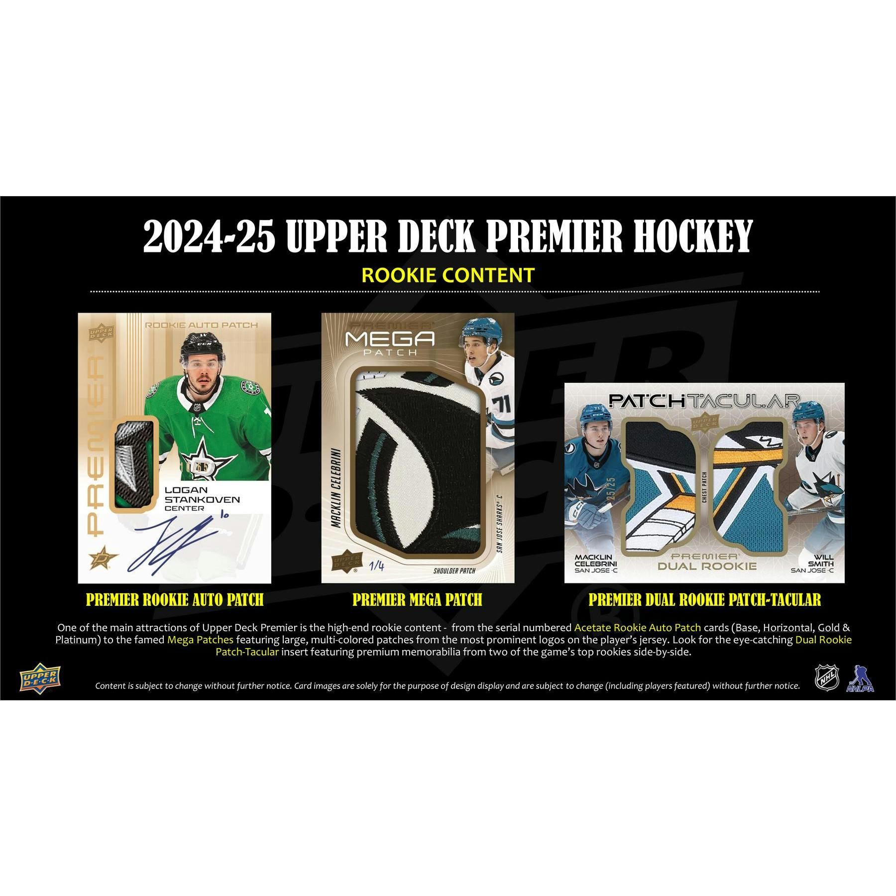 2024/25 Upper Deck Premier Hockey Hobby 10-Box Case