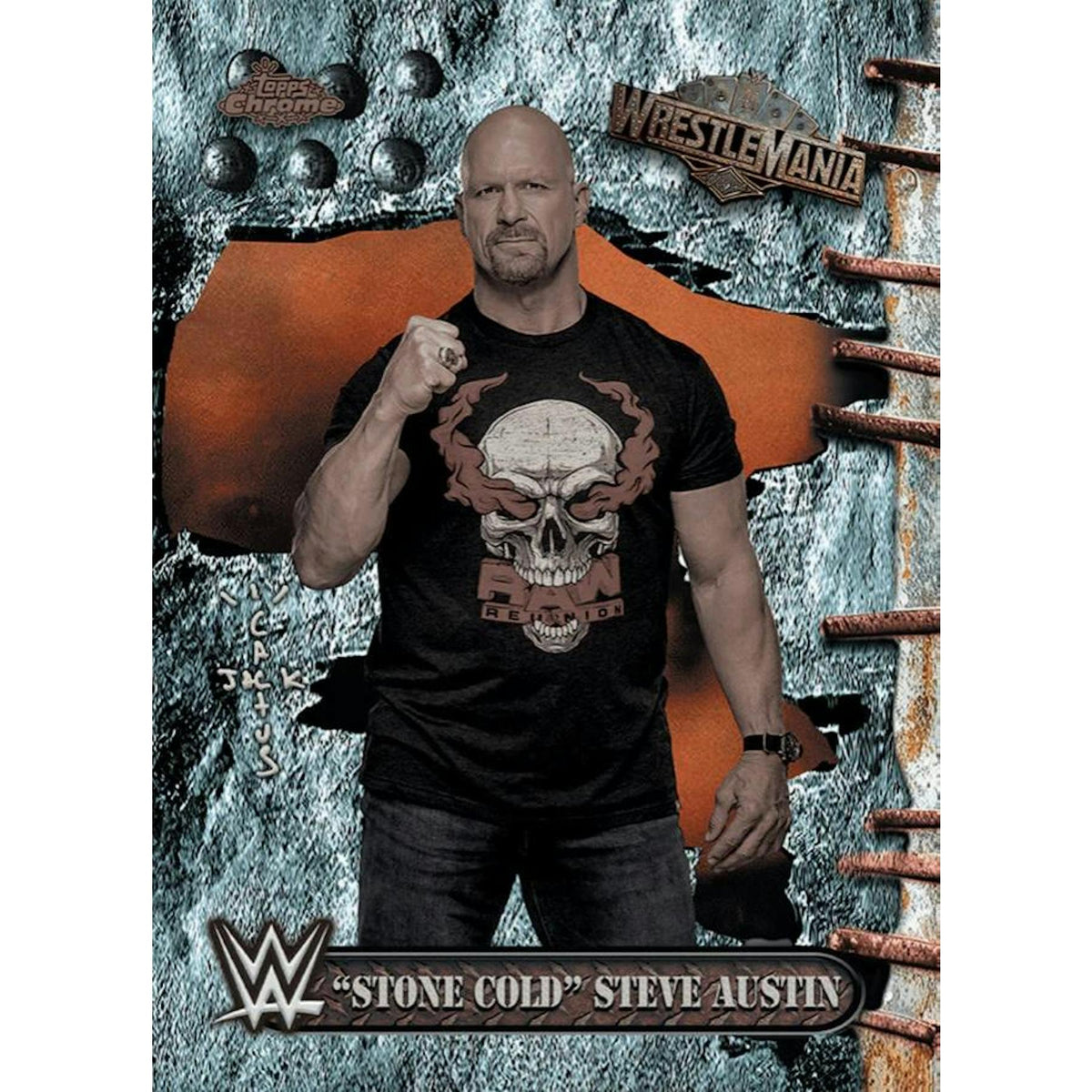 2025 Topps Chrome WWE Cactus Jack x Wrestlemania 5-Box Case