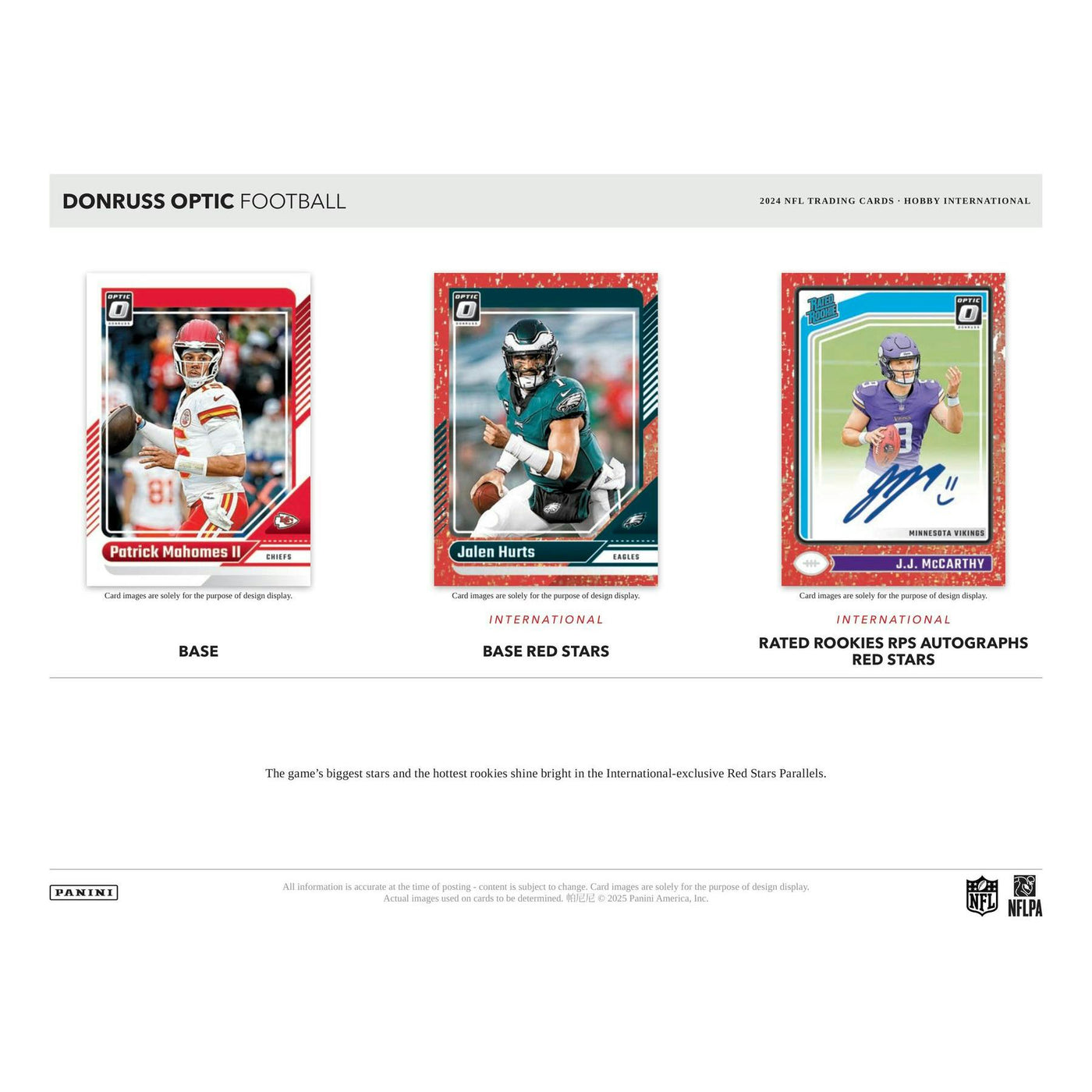 2024 Panini Donruss Optic Football International Hobby Box