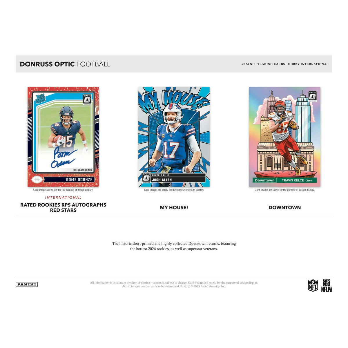 2024 Panini Donruss Optic Football International Hobby Box
