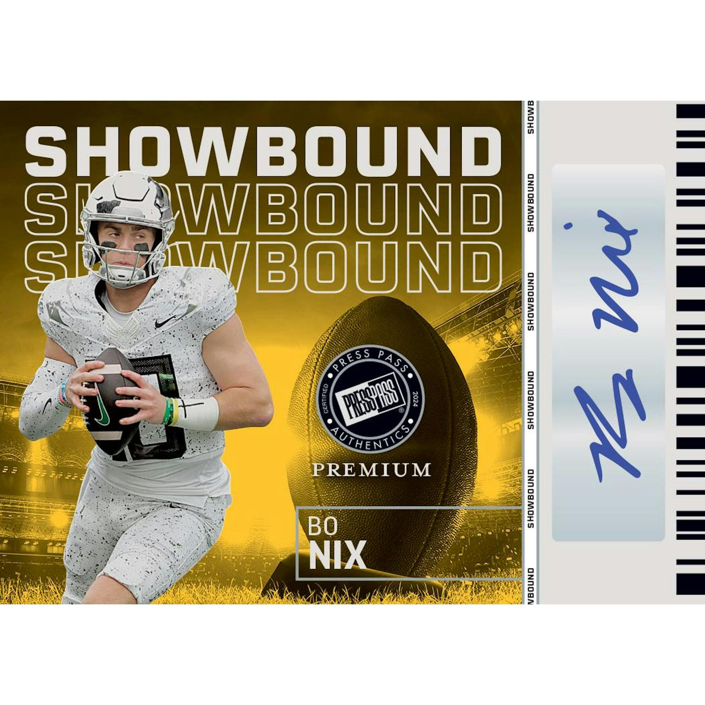 2024 Leaf Press Pass Premium Football Hobby Box