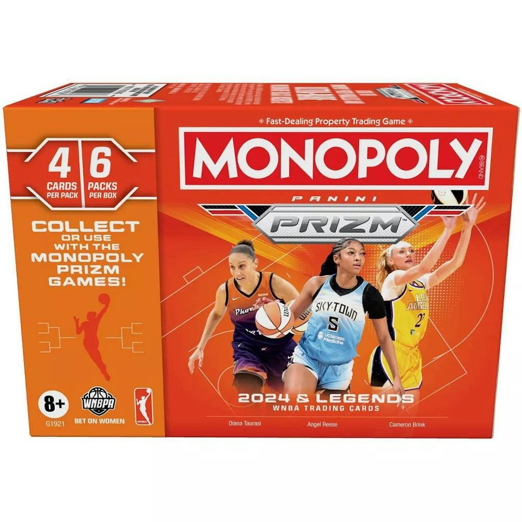 2024 Panini Prizm Monopoly WNBA Basketball Blaster Box (Ice Prizms)