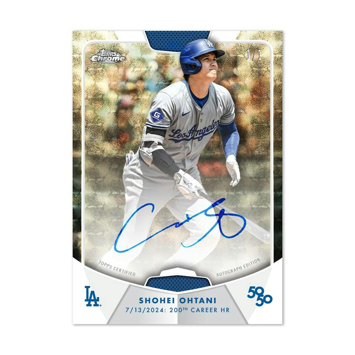 2024 Topps 50/50: Shohei Ohtani Baseball 10-Pack Box