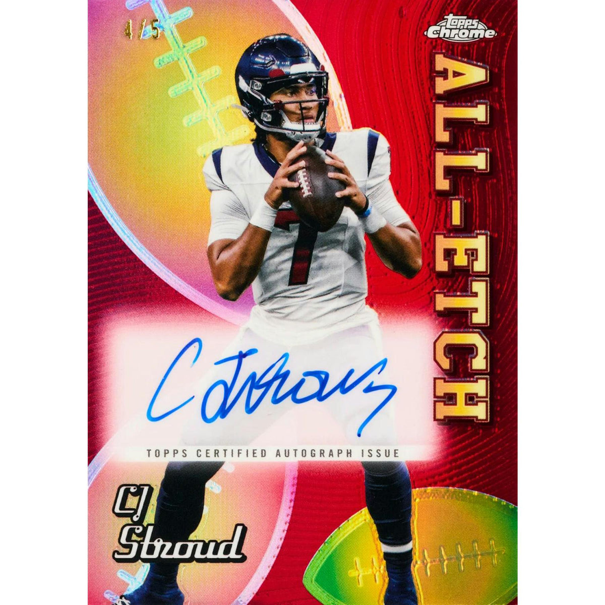 2024 Topps Chrome Football Hobby Box