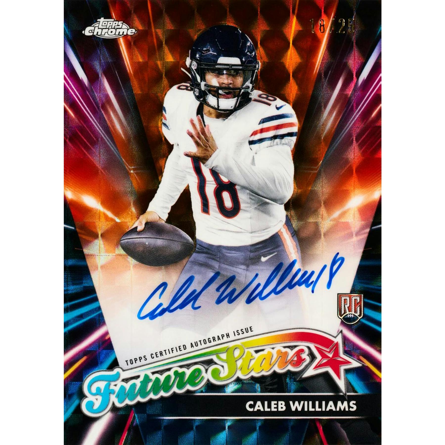 2024 Topps Chrome Football Delight 10-Box Case