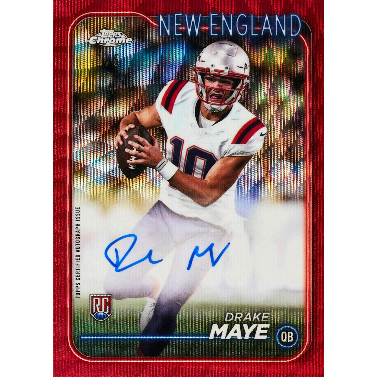 2024 Topps Chrome Football Hobby Box