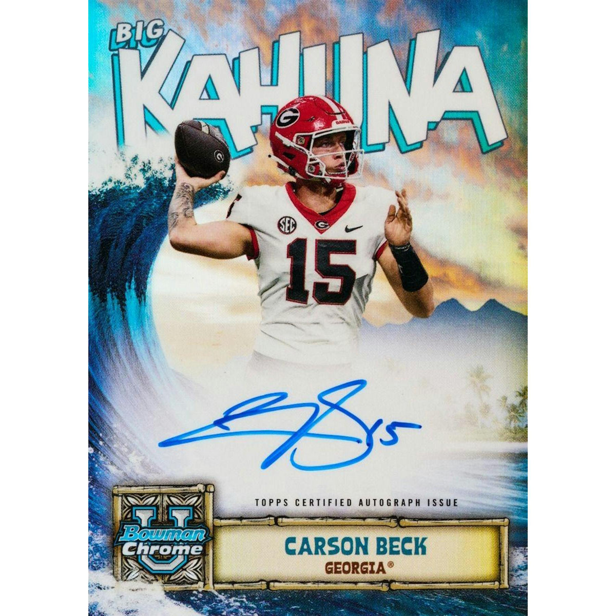 2024 Bowman University Chrome Football Mega Box