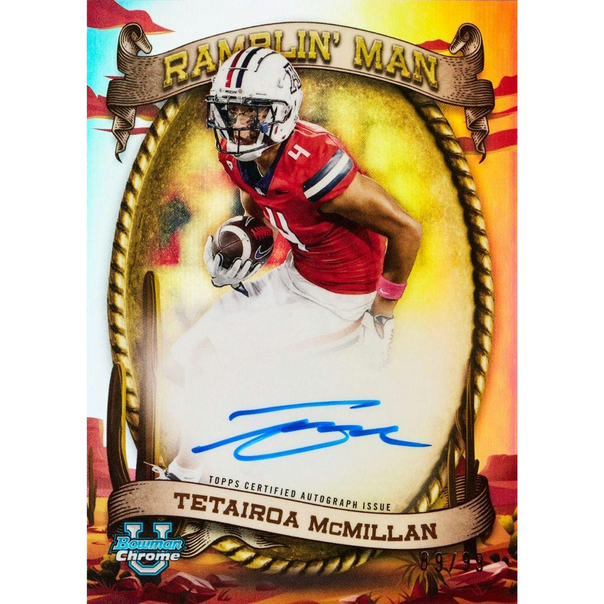 2024 Bowman University Chrome Football Hobby 12-Box Case
