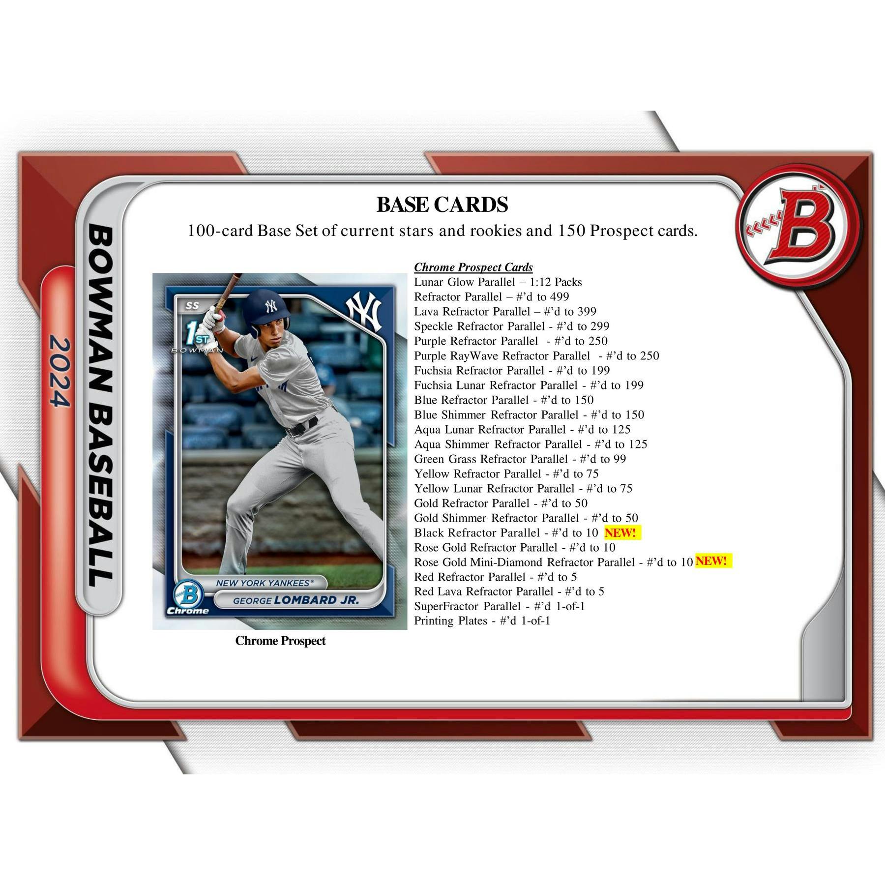 2024 Bowman Baseball Hobby Jumbo Box