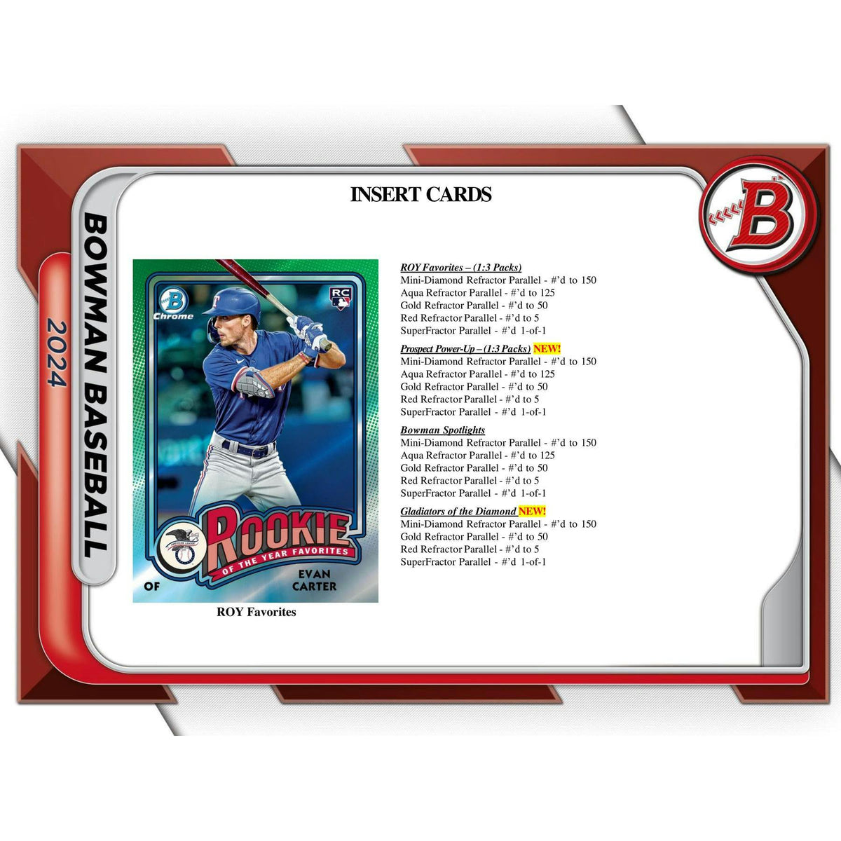 2024 Bowman Baseball Hobby Jumbo Box