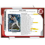 2024 Bowman Baseball Hobby 12-Box Case