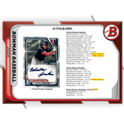 2024 Bowman Baseball Hobby 12-Box Case