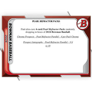 2024 Bowman Baseball Hobby 12-Box Case