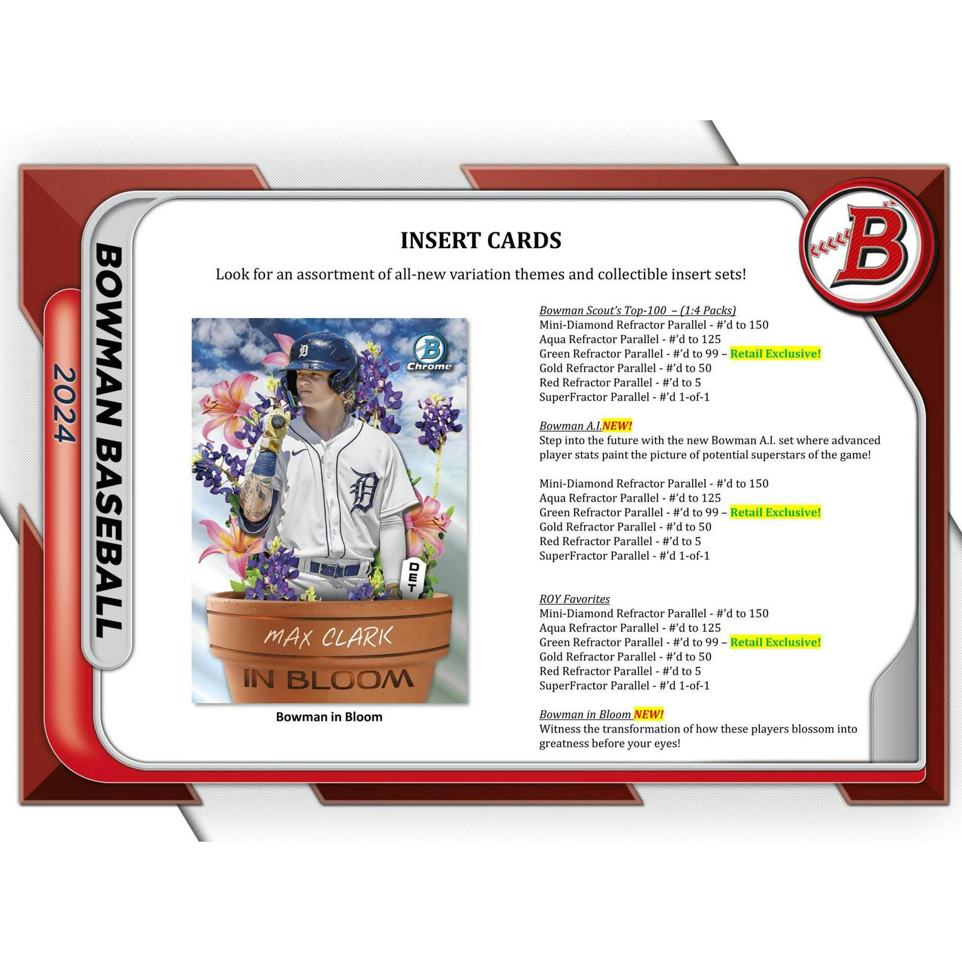2024 Bowman Baseball 24-Pack Retail Box