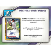 2024 Bowman Chrome Baseball HTA Choice 12-Box Case