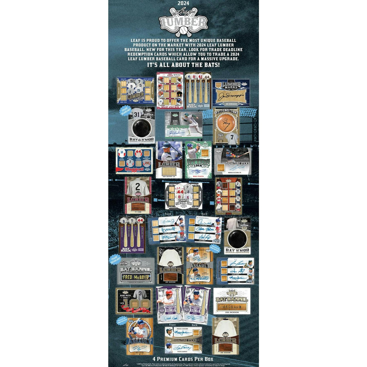 2024 Leaf Lumber Baseball Hobby Box (Reed Buy)
