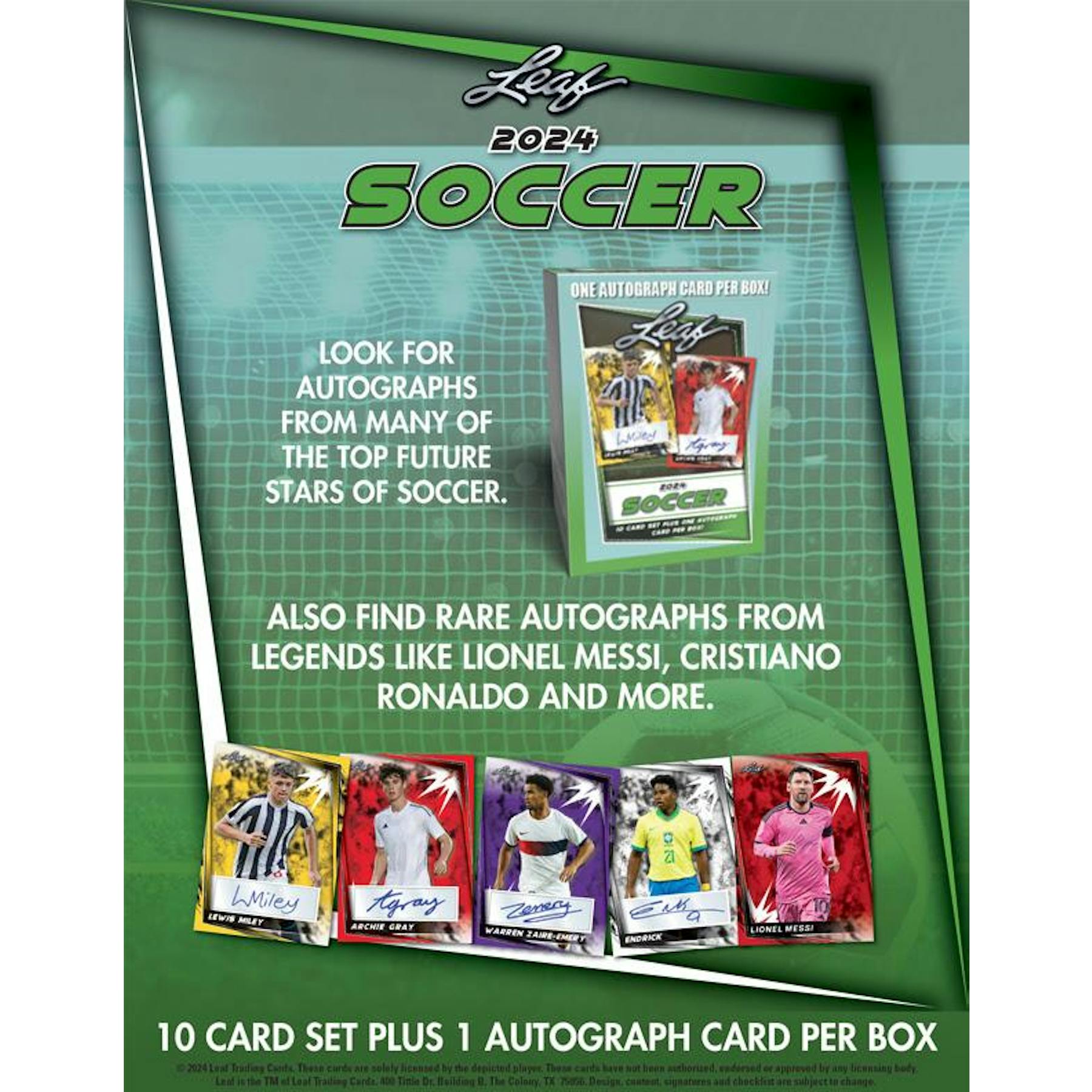 2024 Leaf Soccer Blaster 20-Box Case