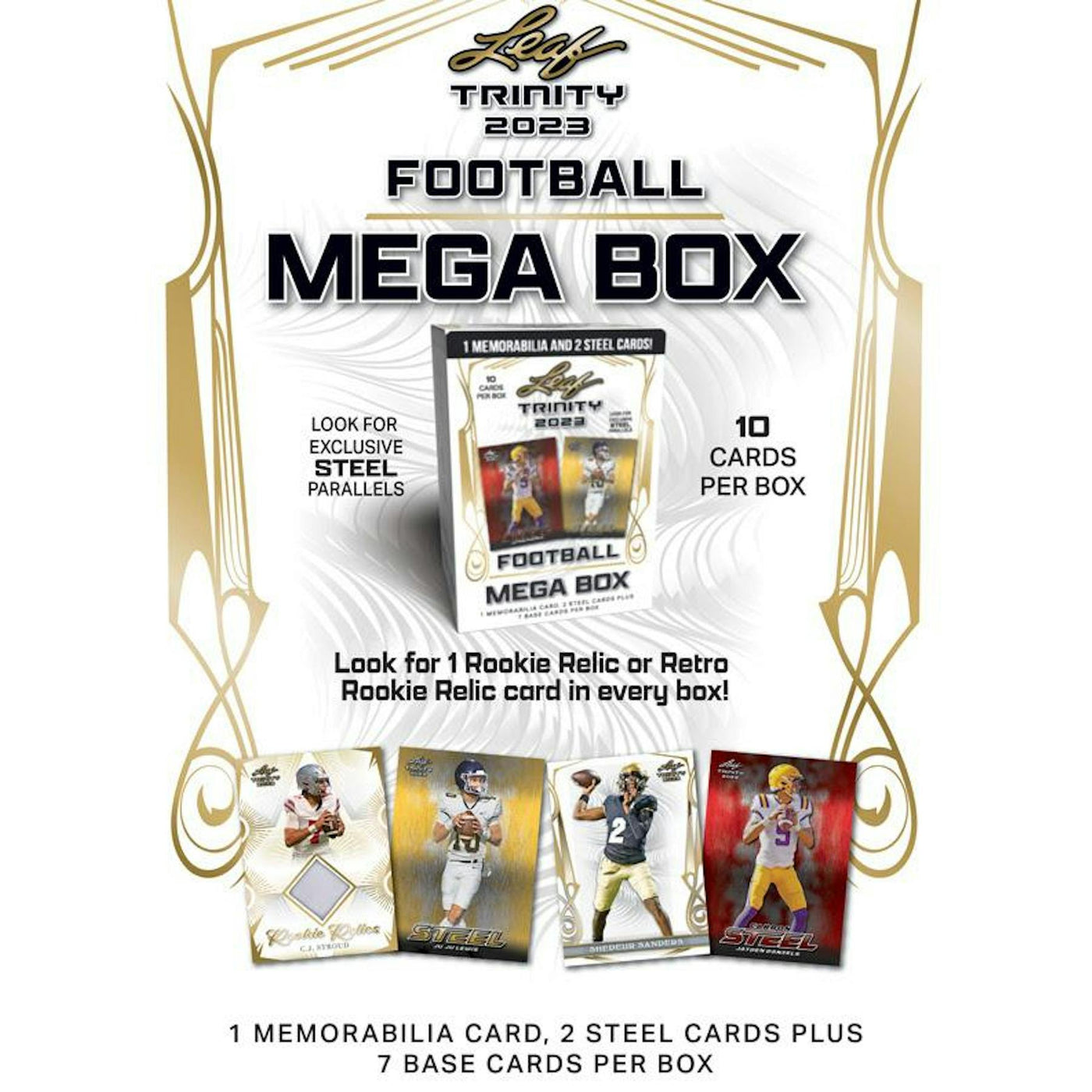 2023 Leaf Trinity Football Mega Box