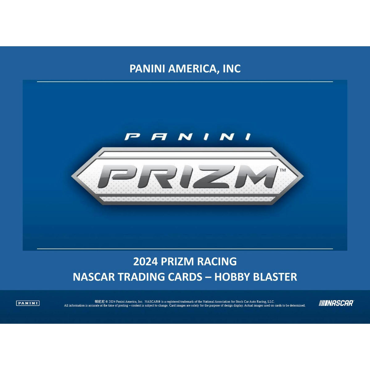 2024 Panini Prizm NASCAR Racing Blaster Hobby Box