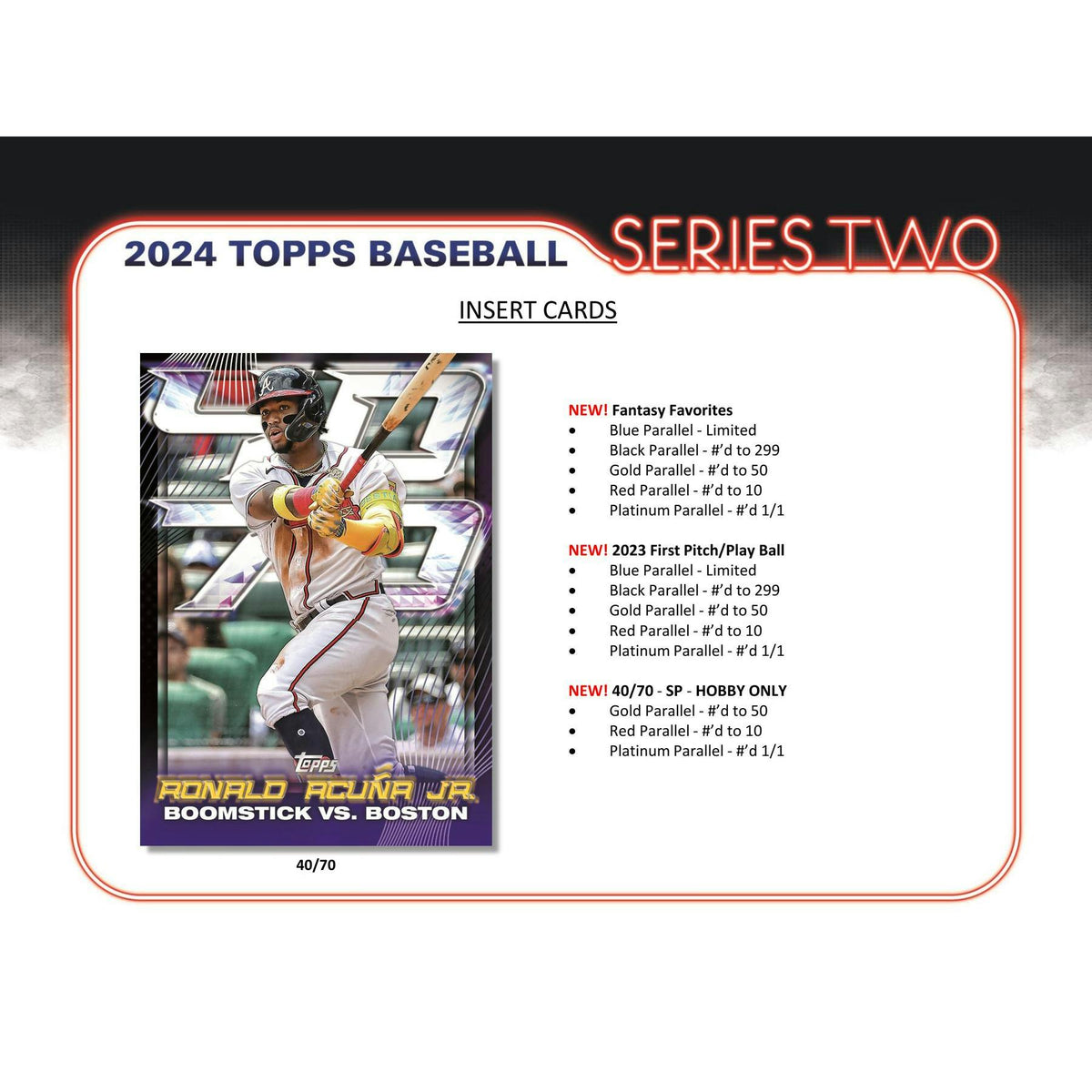 2024 Topps Series 2 Baseball Hobby Jumbo Box