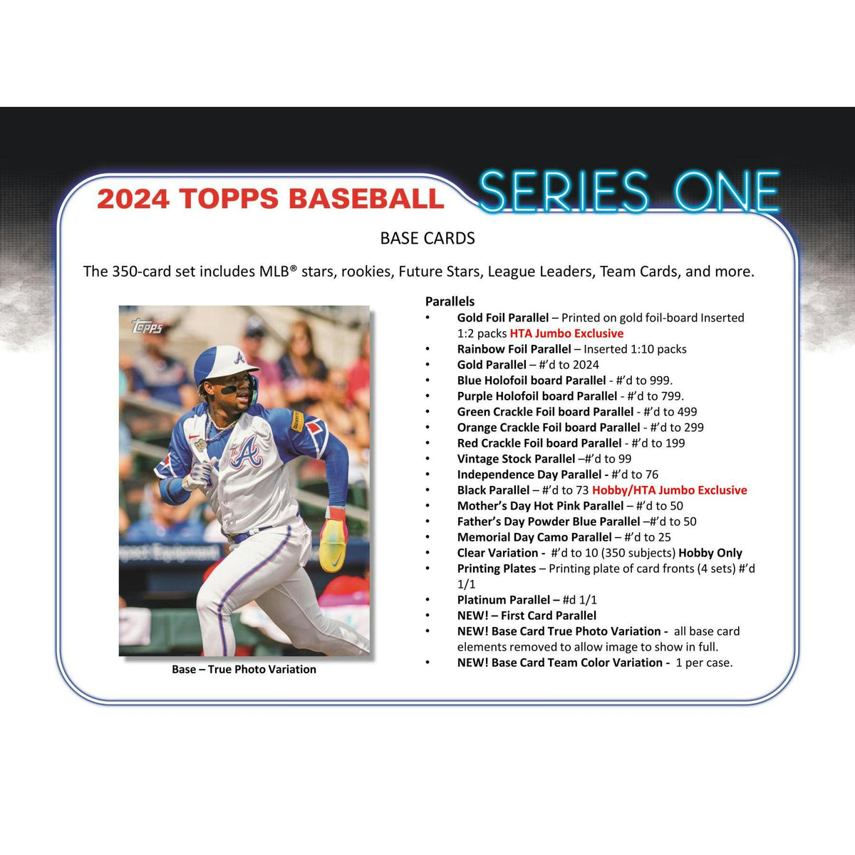 2024 Topps Series 1 Baseball Hobby Jumbo Pack