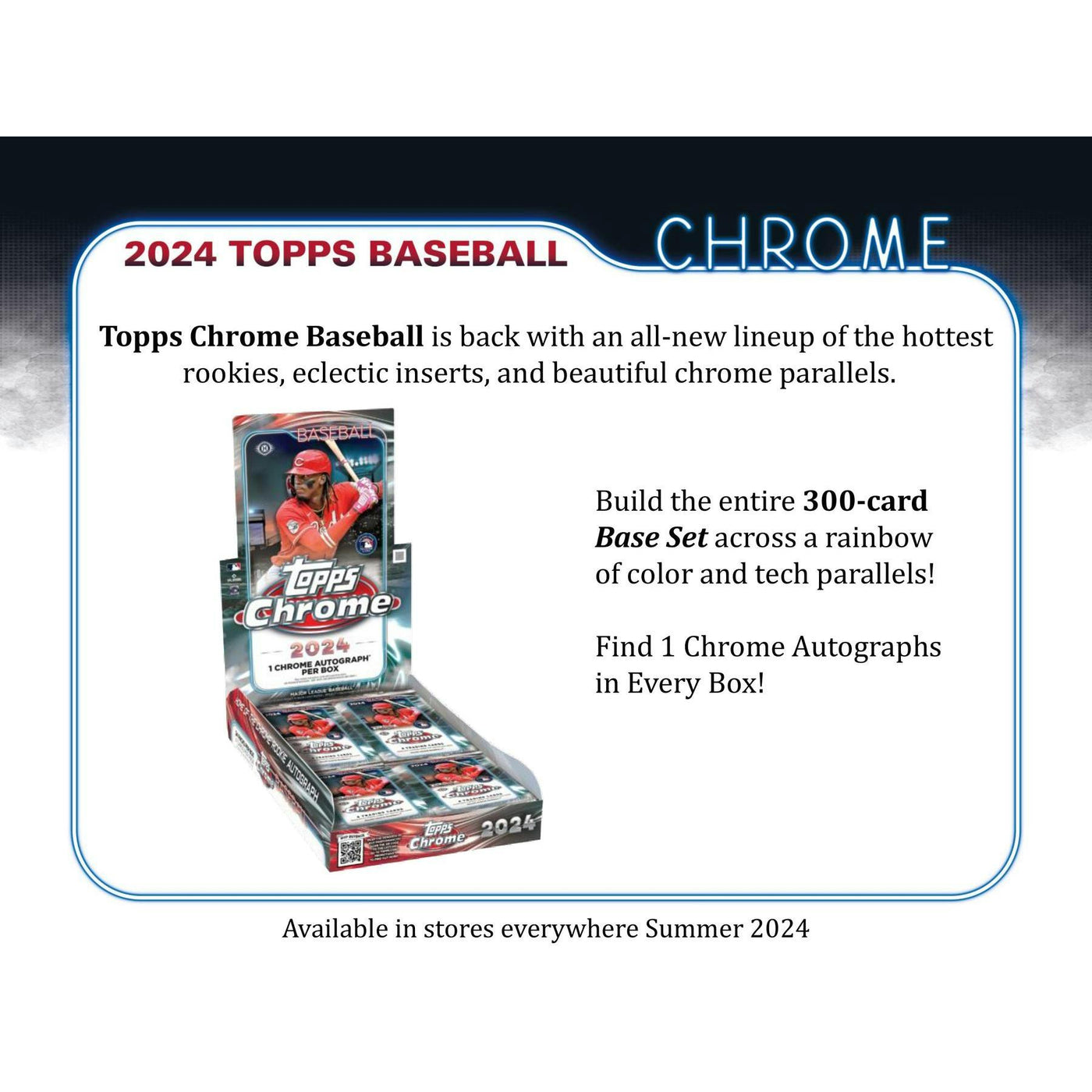 2024 Topps Chrome Baseball Hobby 12-Box Case