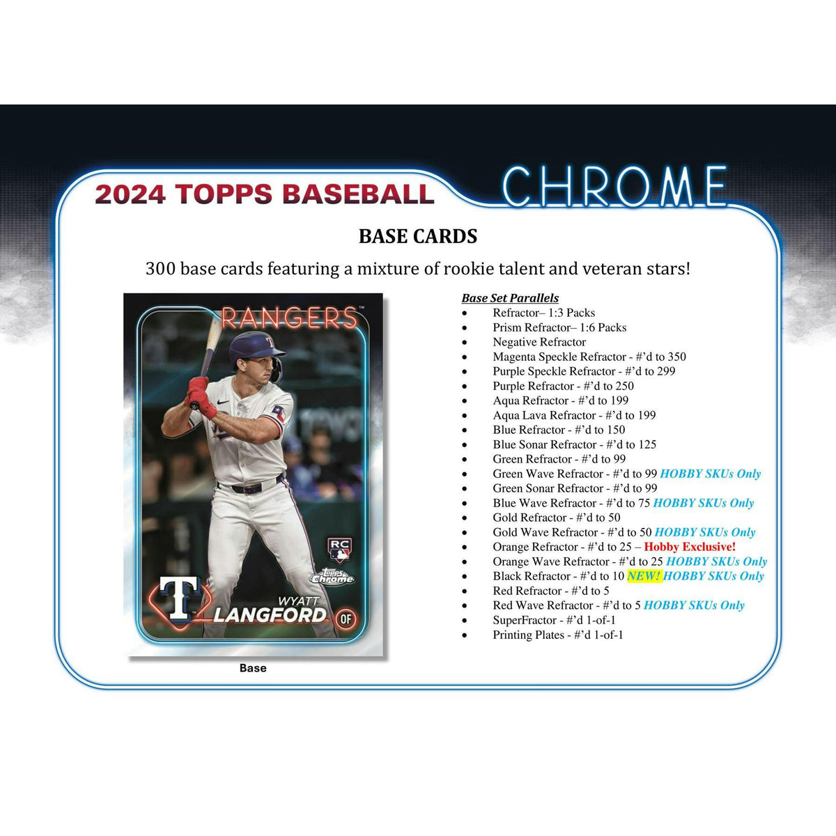2024 Topps Chrome Baseball Hobby 12-Box Case