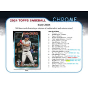 2024 Topps Chrome Baseball Hobby Box