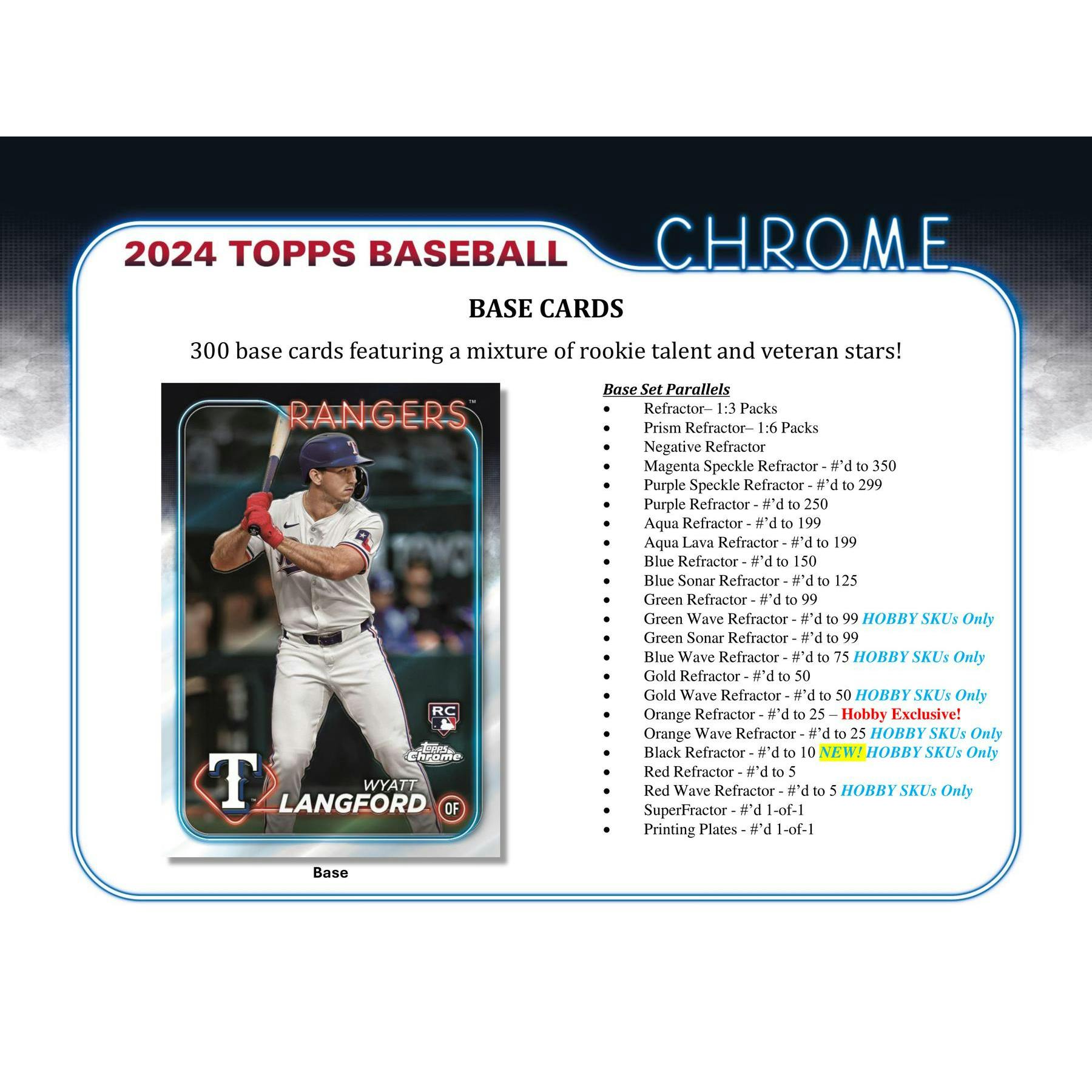 2024 Topps Chrome Baseball Hobby Box