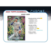 2024 Topps Chrome Baseball Hobby 12-Box Case