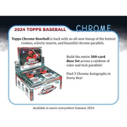 2024 Topps Chrome Baseball Hobby Jumbo Box