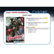 2024 Topps Chrome Baseball Hobby Jumbo 8-Box Case