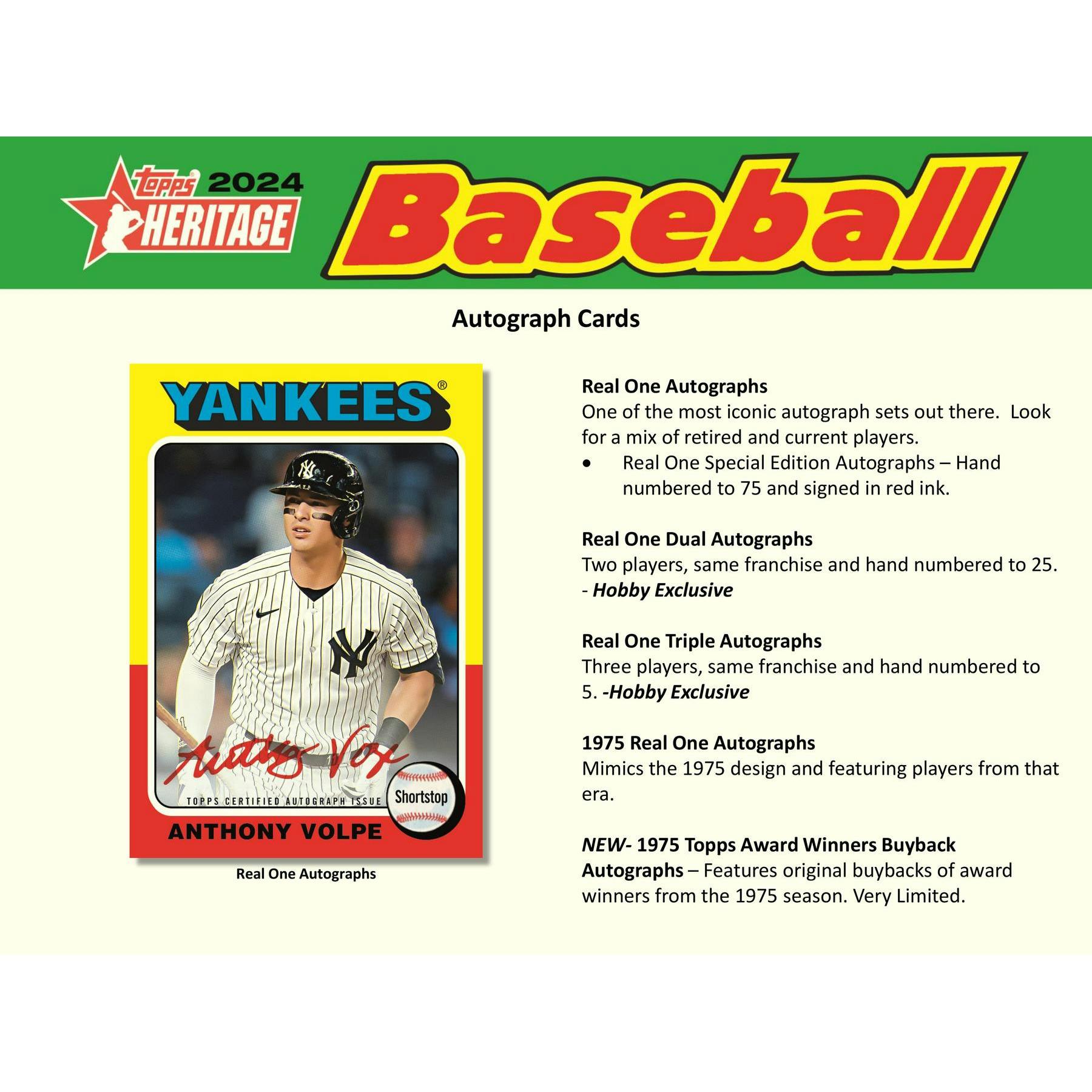 2024 Topps Heritage Baseball Hobby Box