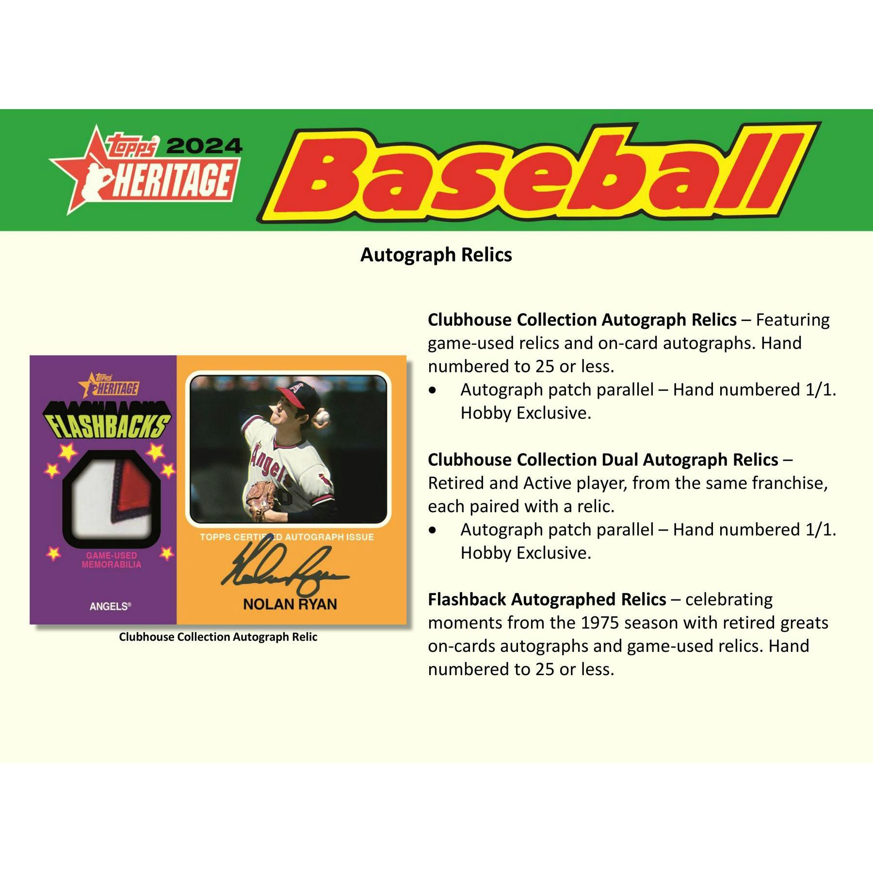 2024 Topps Heritage Baseball Hobby Box