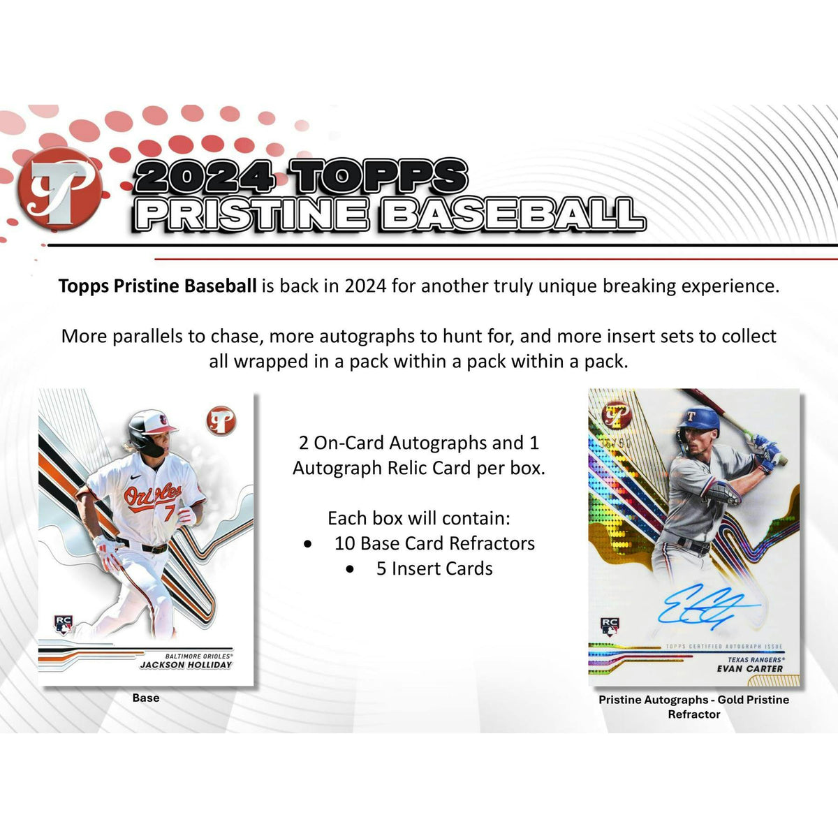 2024 Topps Pristine Baseball Hobby Box
