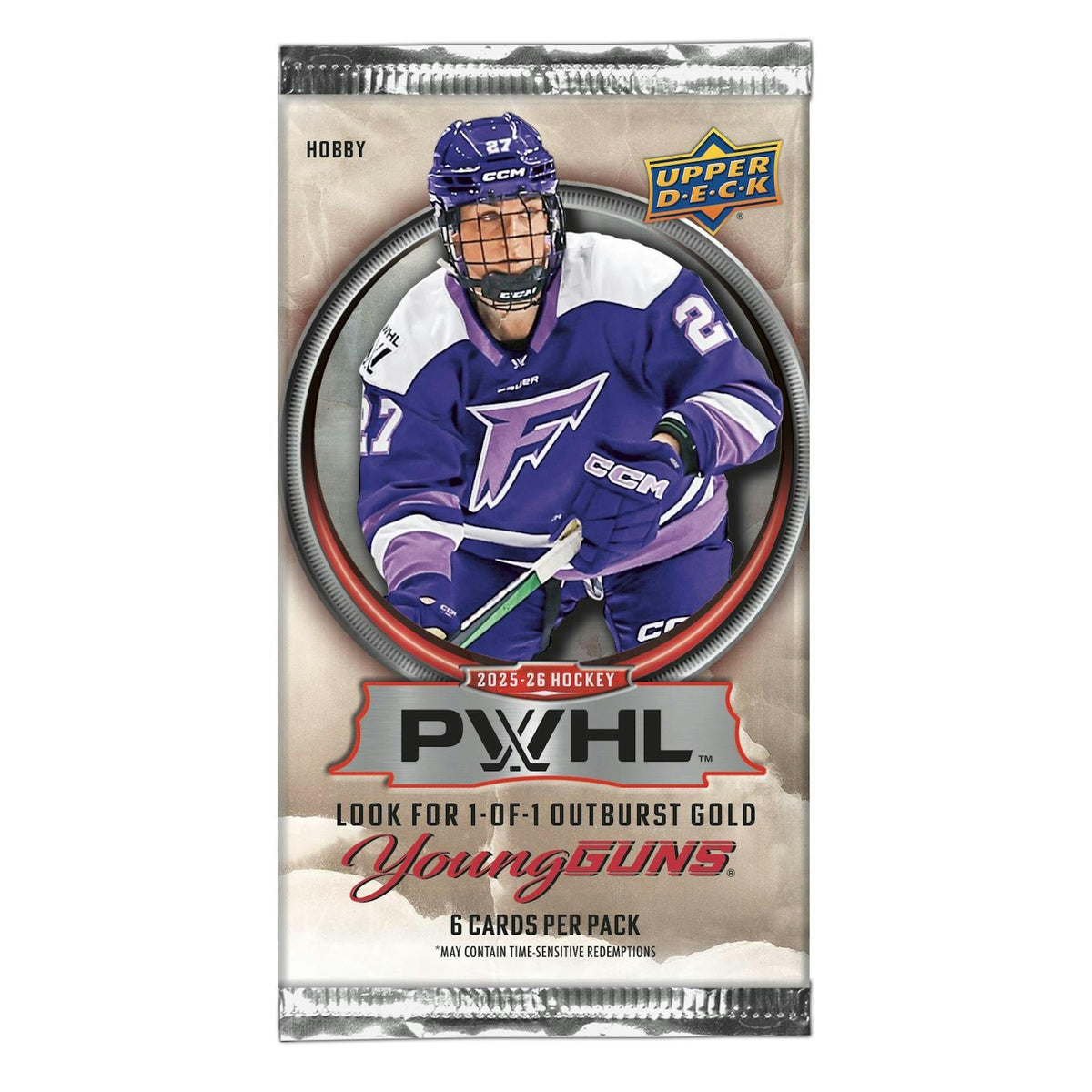 2025/26 Upper Deck PWHL Hockey Hobby Pack