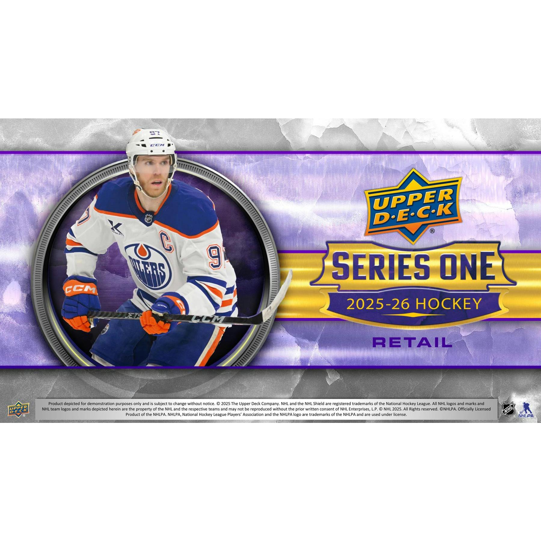 2025/26 Upper Deck Series 1 Hockey Tin (Box) Case (12 Ct.)