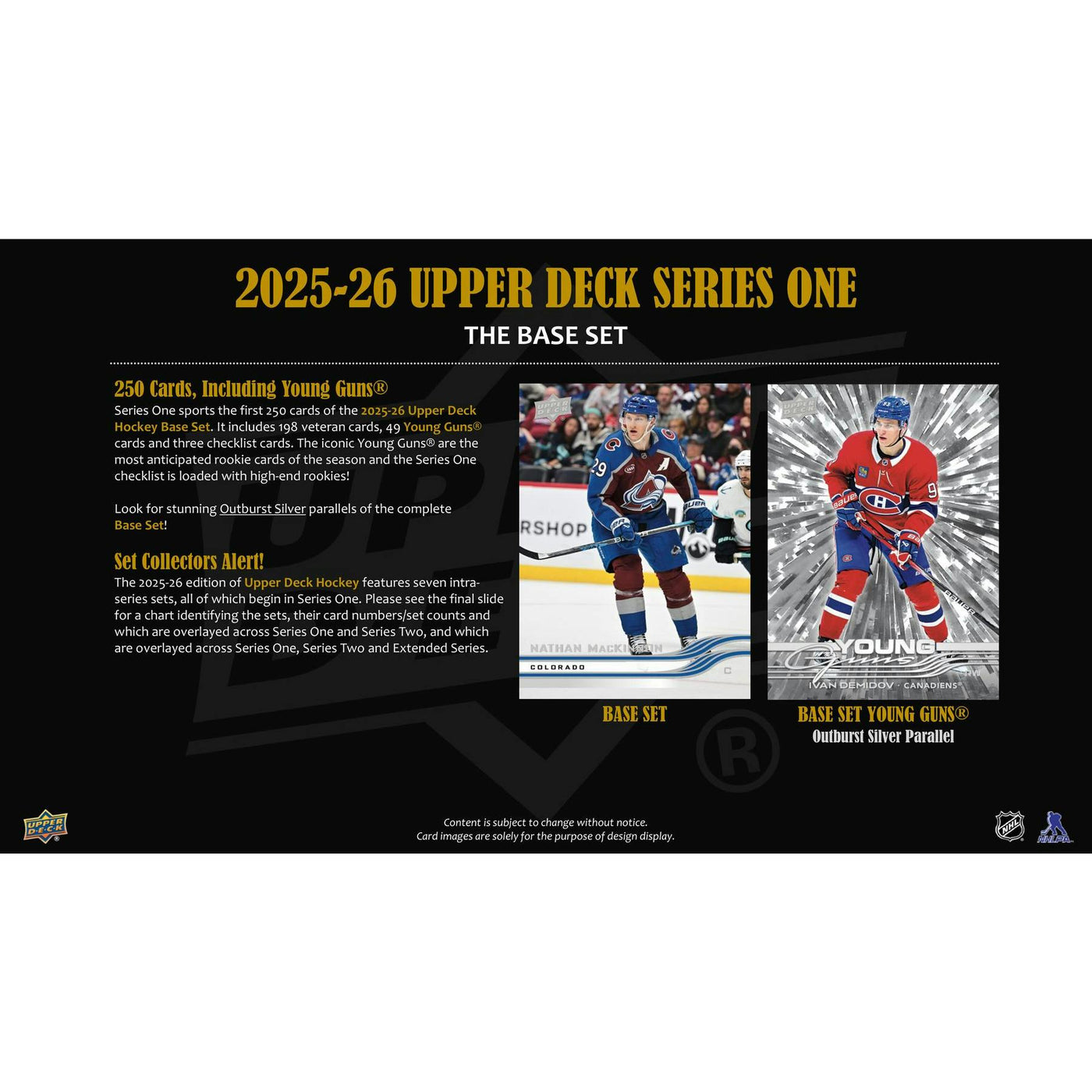2025/26 Upper Deck Series 1 Hockey Tin (Box)