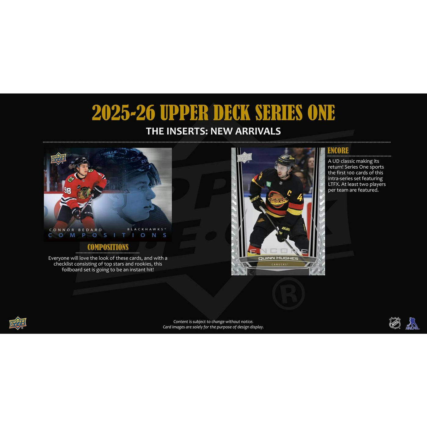 2025/26 Upper Deck Series 1 Hockey Tin (Box) Case (12 Ct.)