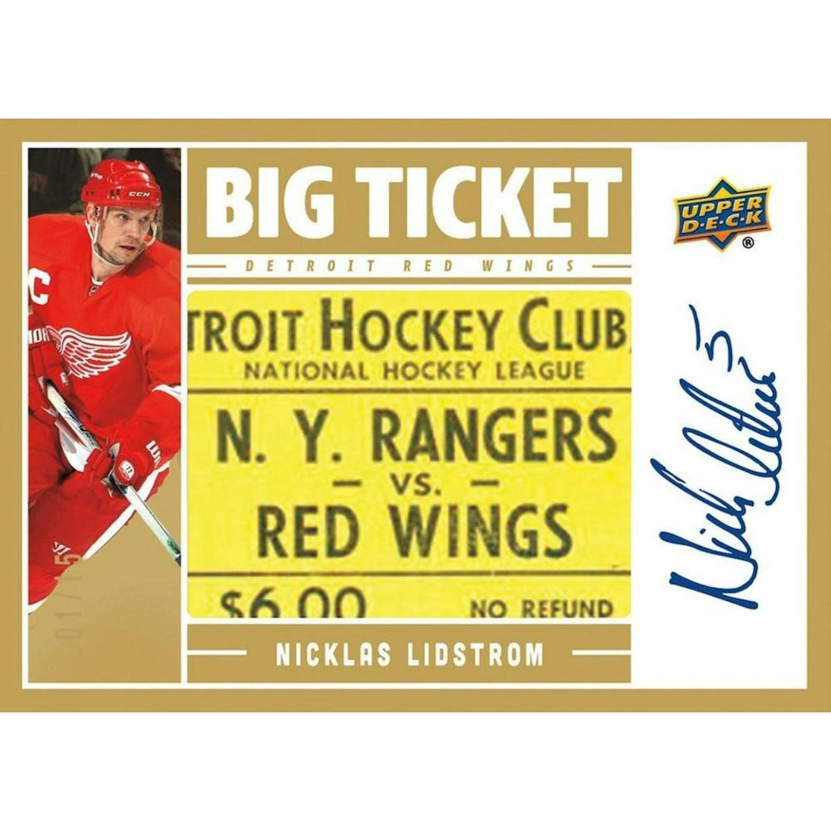 2025/26 Upper Deck Detroit Red Wings Centennial Hockey Hobby Box