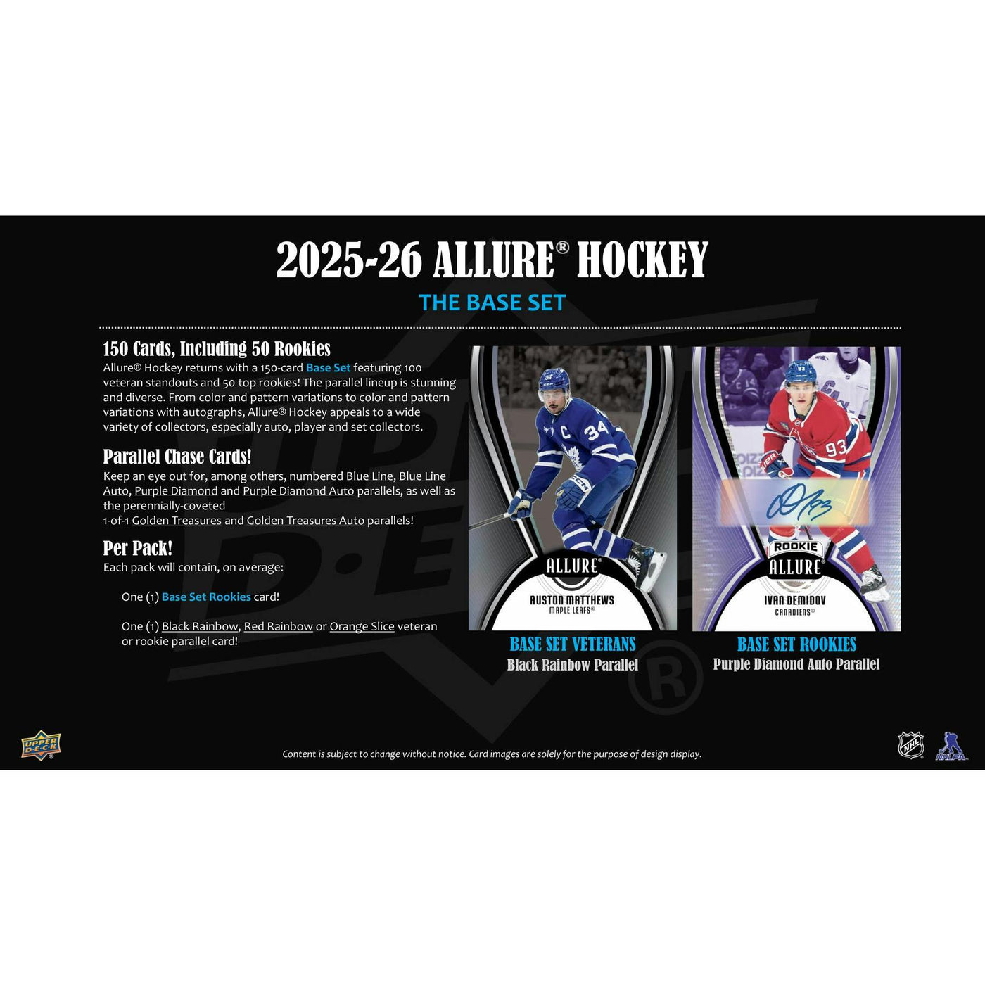 2025/26 Upper Deck Allure Hockey Hobby Box