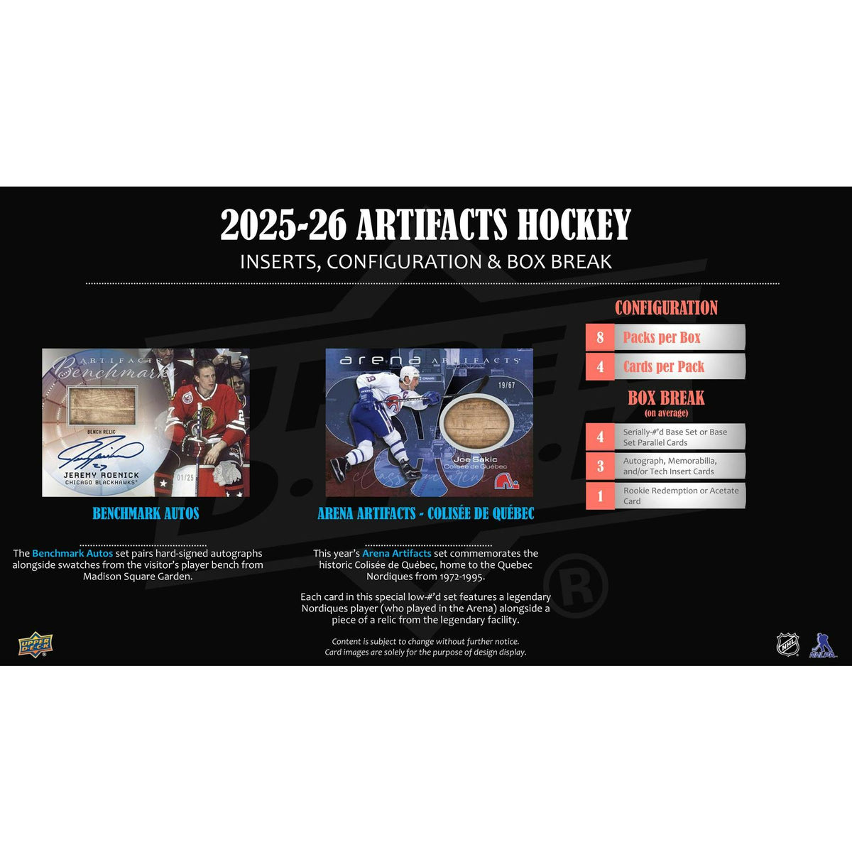 2025/26 Upper Deck Artifacts Hockey Hobby Box