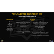2025/26 Upper Deck Series 1 Hockey Hobby 12-Box Case