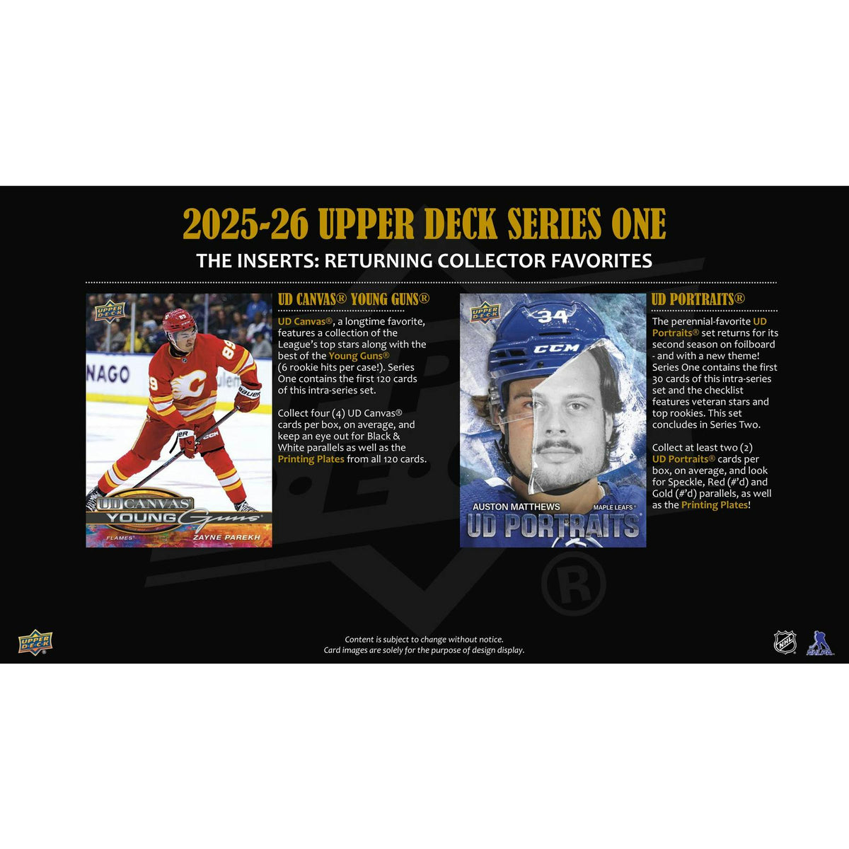 2025/26 Upper Deck Series 1 Hockey Hobby 12-Box Case