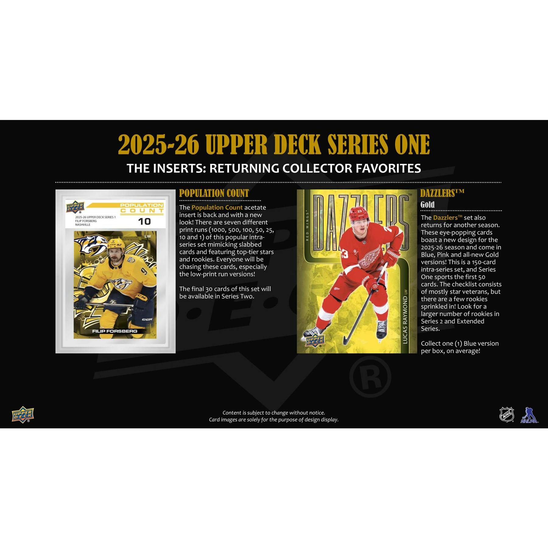 2025/26 Upper Deck Series 1 Hockey Hobby 12-Box Case