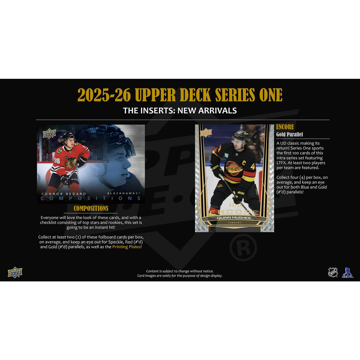 2025/26 Upper Deck Series 1 Hockey Hobby 12-Box Case