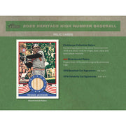 2025 Topps Heritage High Number Baseball Hobby 12-Box Case