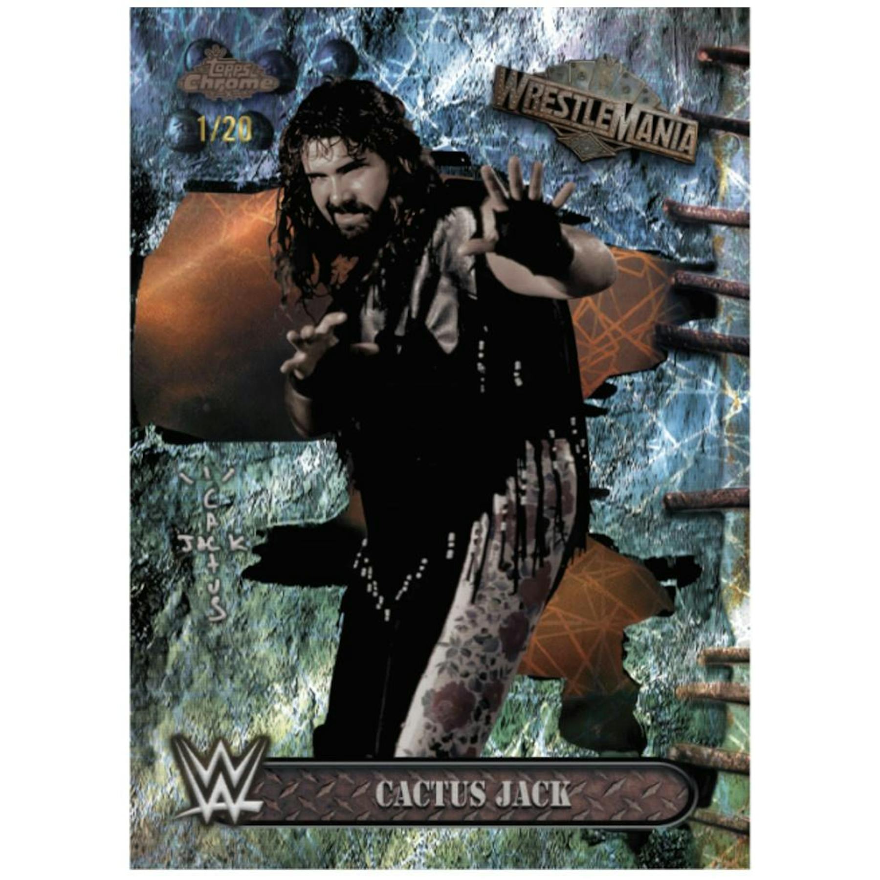 2025 Topps Chrome WWE Cactus Jack x Wrestlemania Box