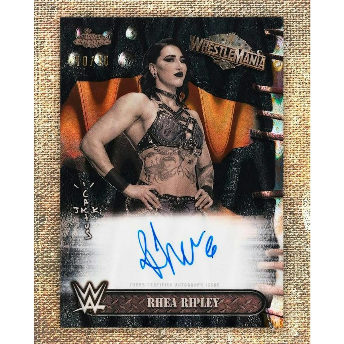2025 Topps Chrome WWE Cactus Jack x Wrestlemania 5-Box Case